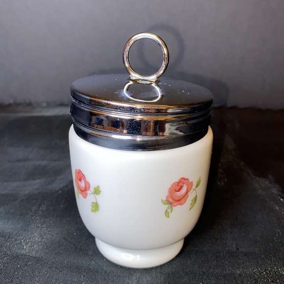 Royal Worcester Egg Coddler with Floral Design - Picture 3 of 8